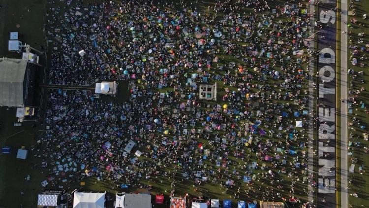 Vista aérea de un evento de Ciudad del Saber